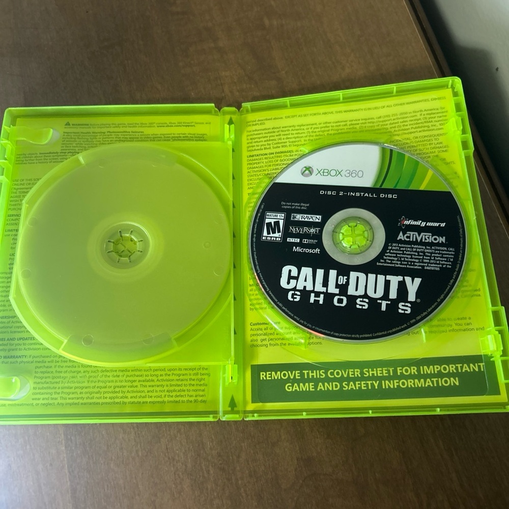 Call of Duty: Ghosts for Xbox 360 - 2 disk set - Picture 4 of 4